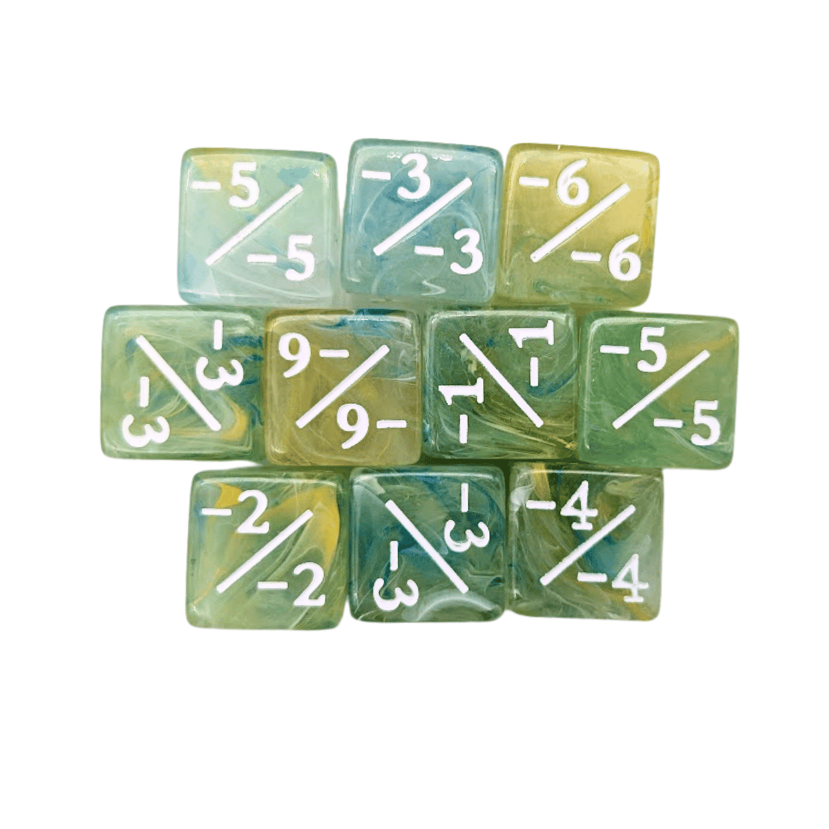 Green Ethereal Counter Dice -/-
