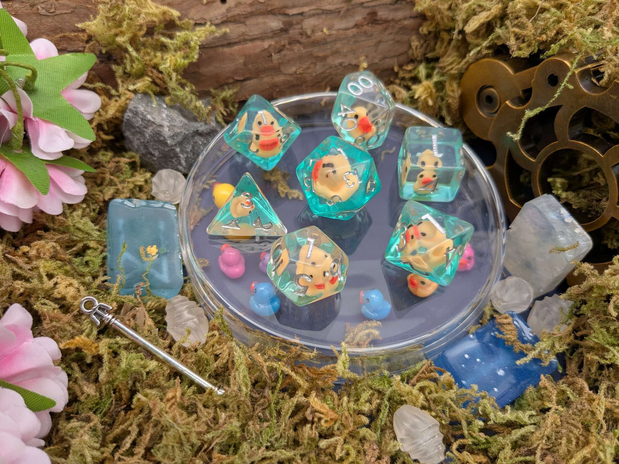 Yellow Ducks Inclusion Dice Set