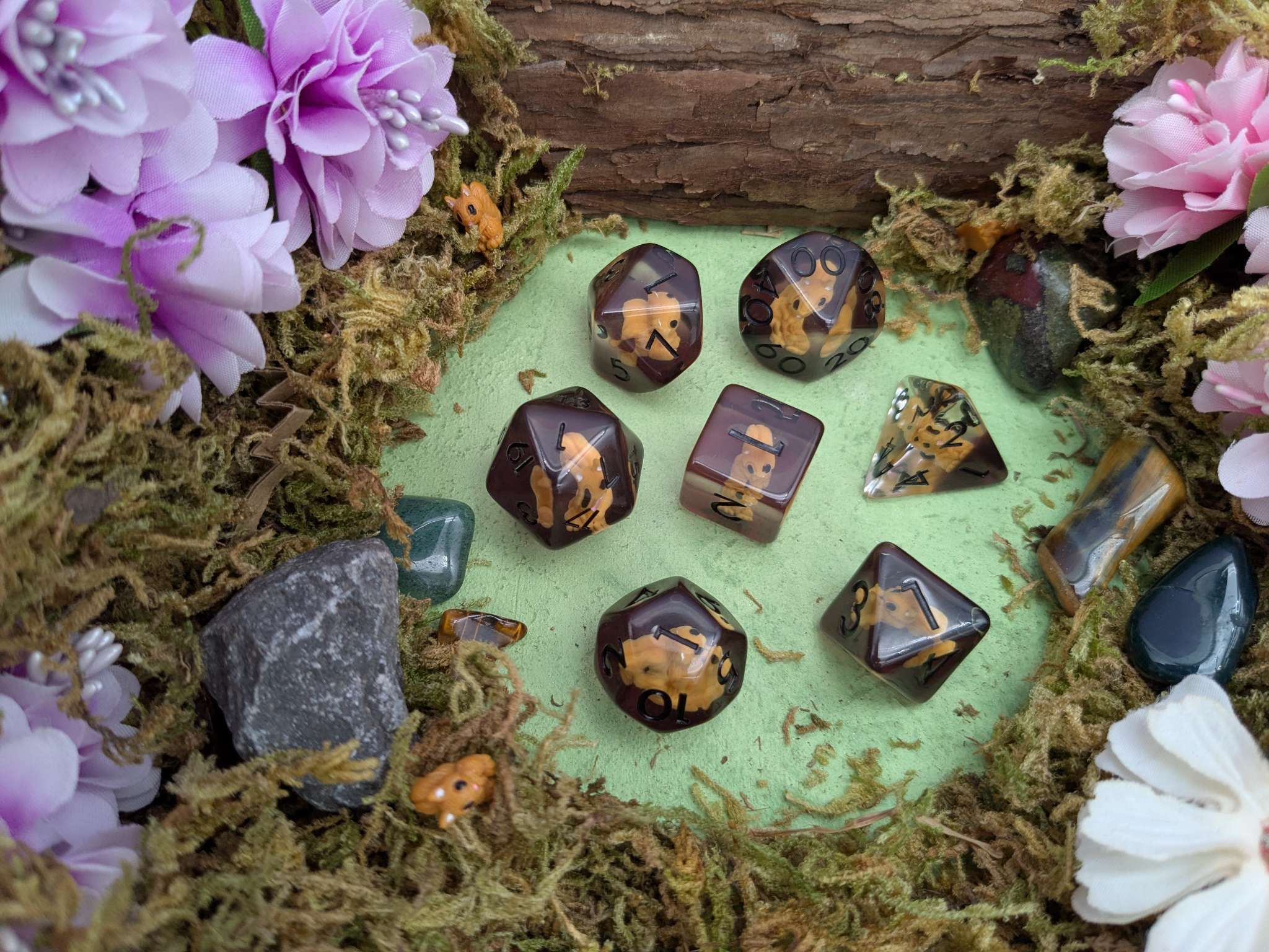 Squirrels Inclusion Dice Set