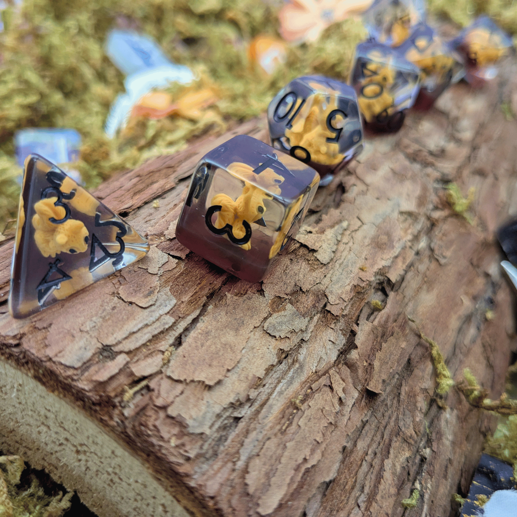 Squirrels Inclusion Dice Set