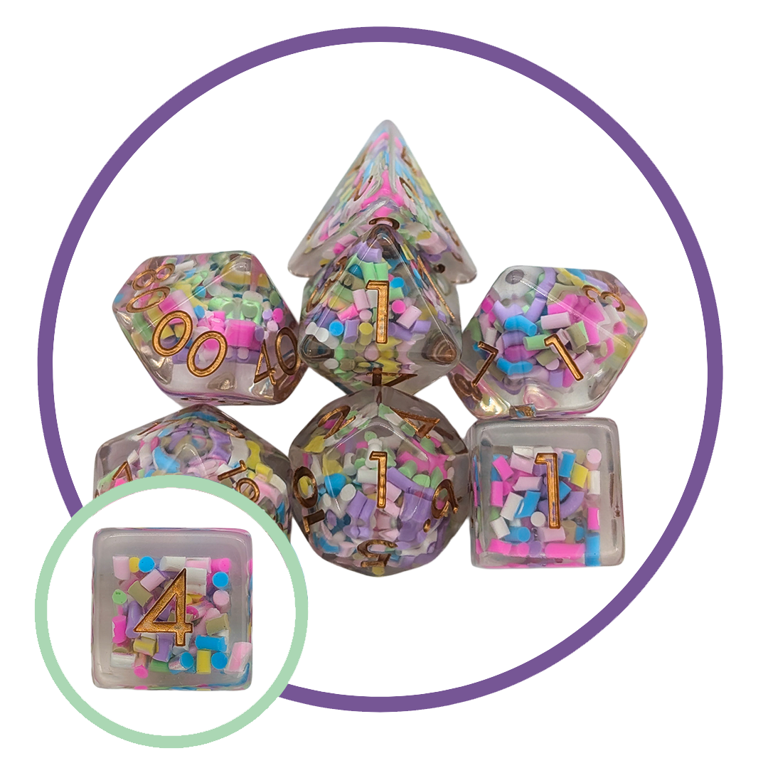 Funfetti Inclusion Dice Set