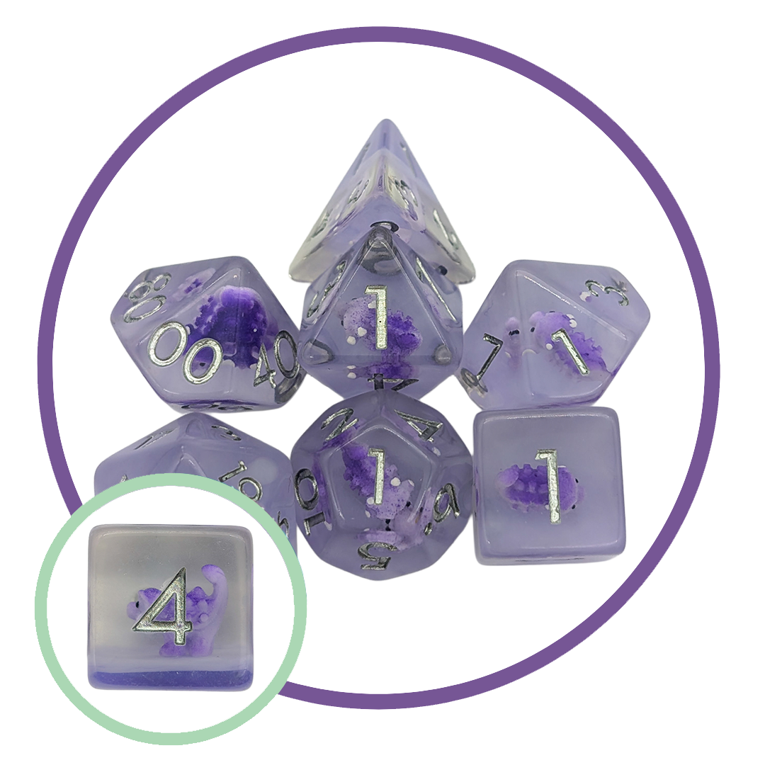 Ankylosaurus Dino Inclusion Dice Set