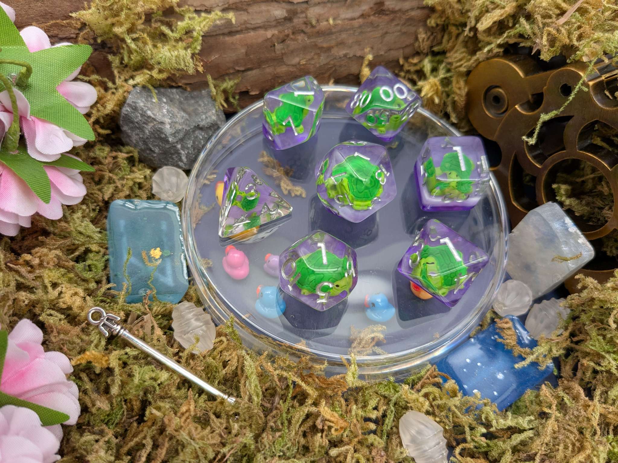 Tortoise Filled Dice