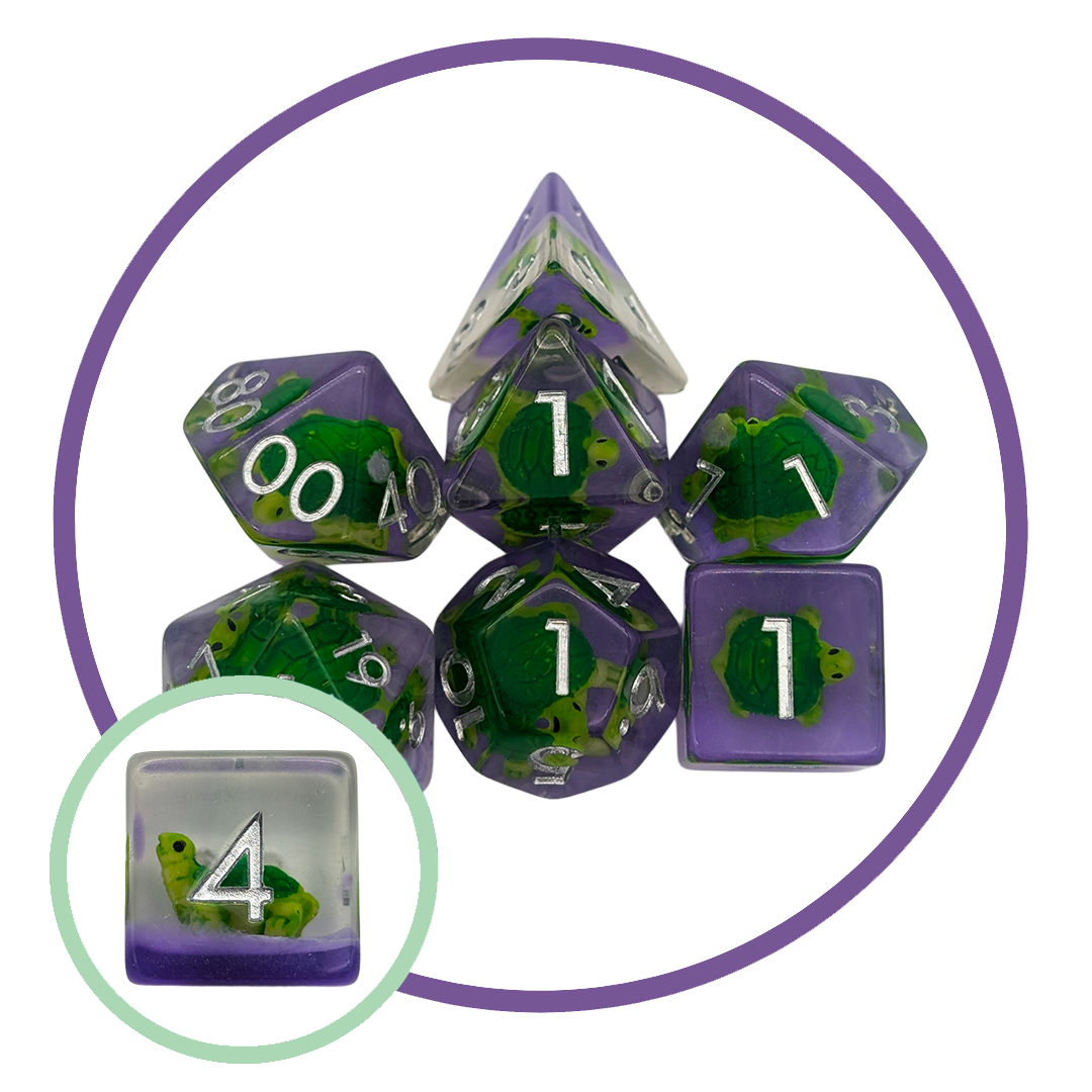 Tortoise Filled Dice