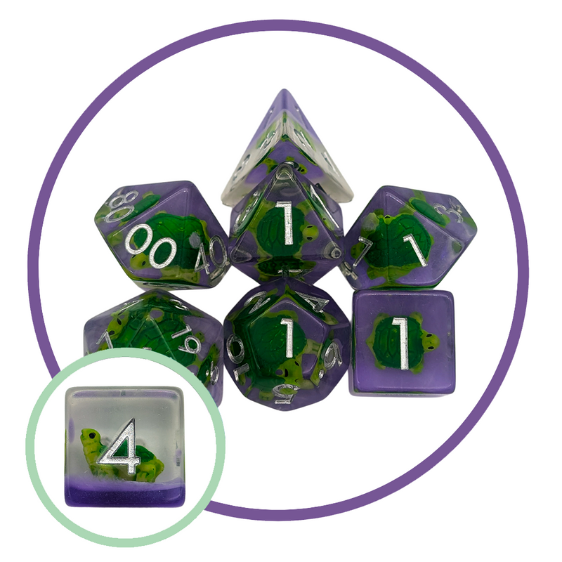 Tortoise Filled Dice