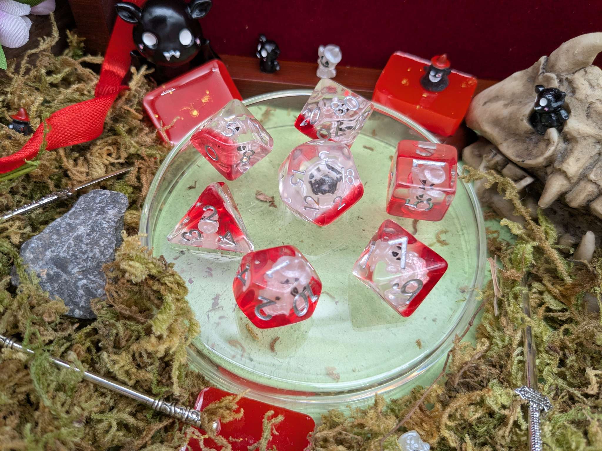 Ghost Halloween Dice Set