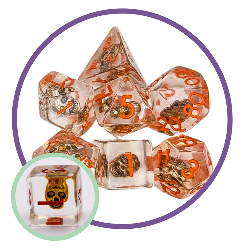 Skull Crusher Inclusion Dice Set