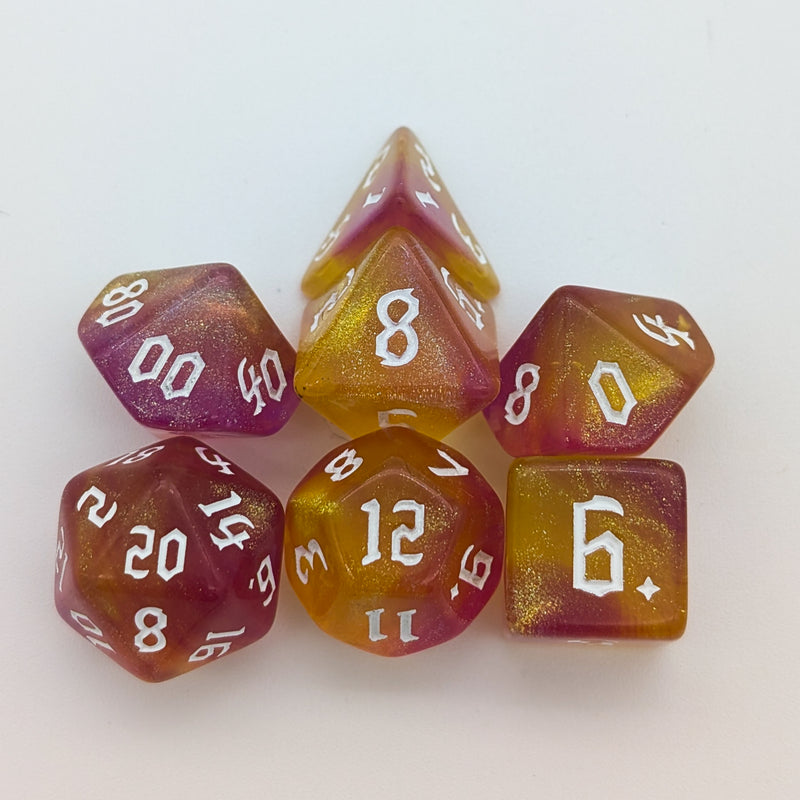 Sunset Fog Dice Set