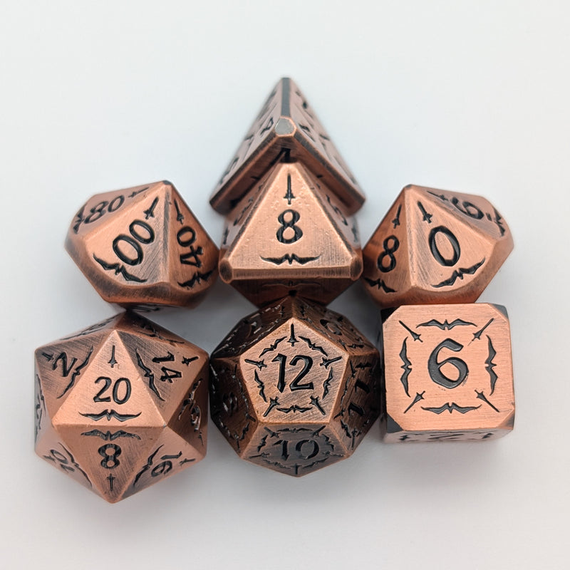 Arcane Forge | Copper Metal Arcana Dice Set