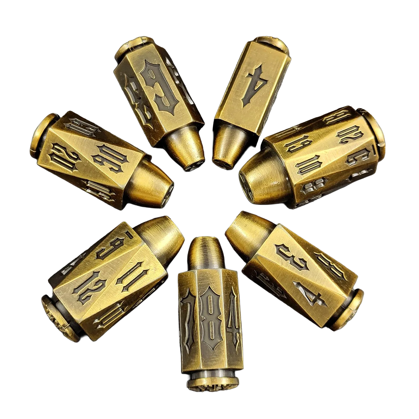 Gunslinger's Gambit | Metal Bullet Hell Dice Set