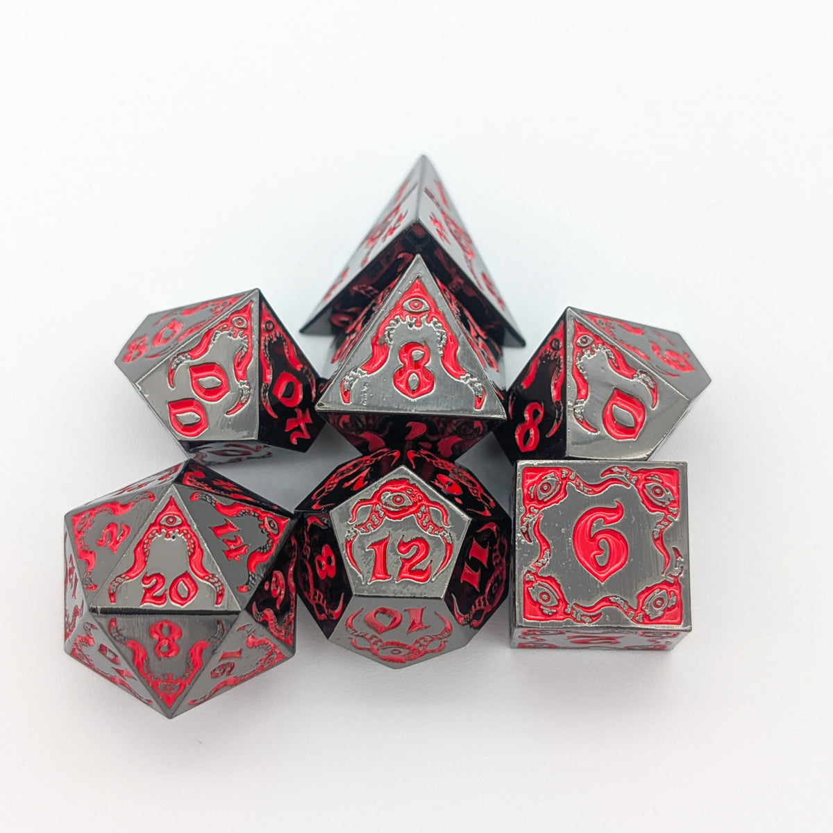 Infernal Pact | Metal Eldritch Dice Set