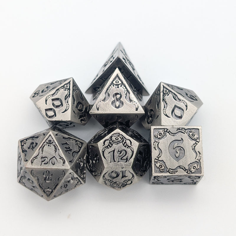 Forsaken Pact | Metal Eldritch Dice Set