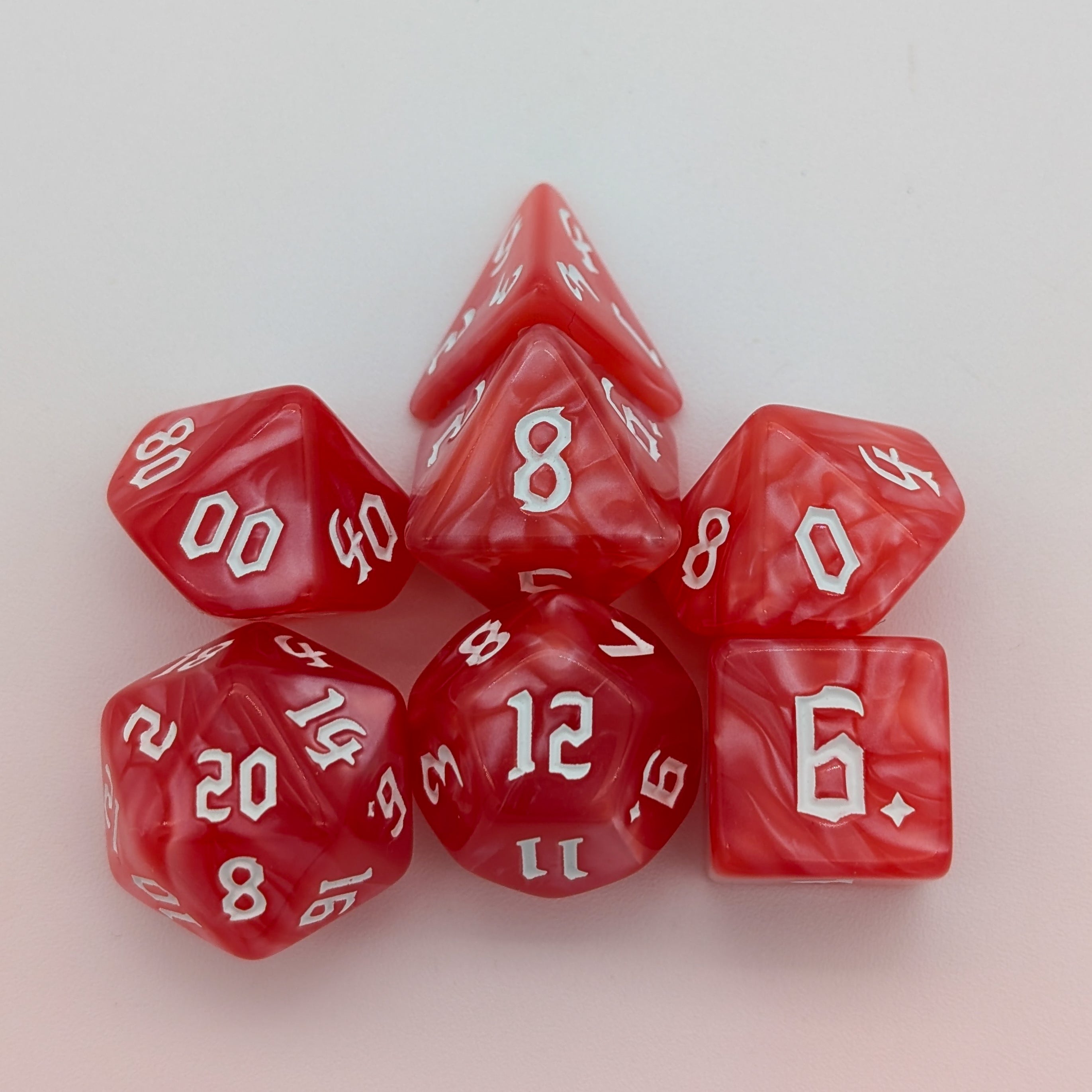 Pink Mist Dice Set