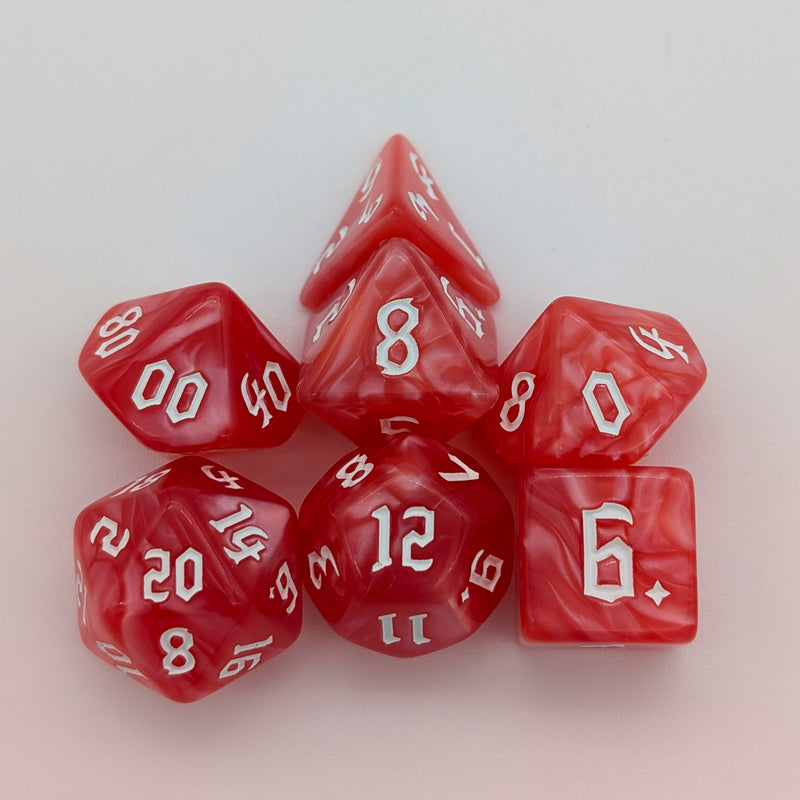 Pink Mist Dice Set