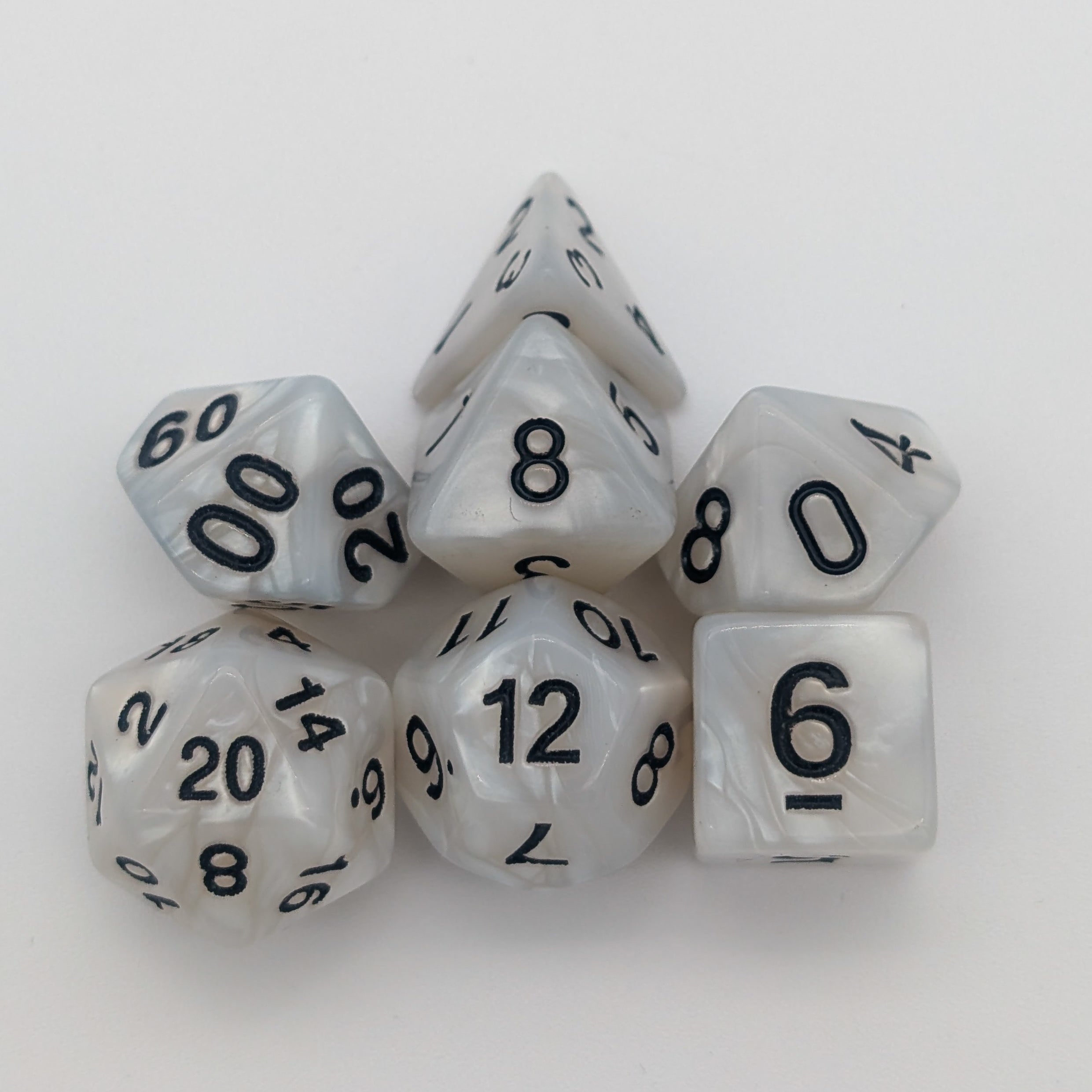 Pearl Opal Dice Set