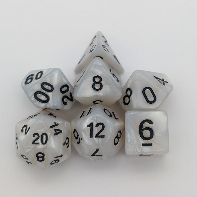 Pearl Opal Dice Set
