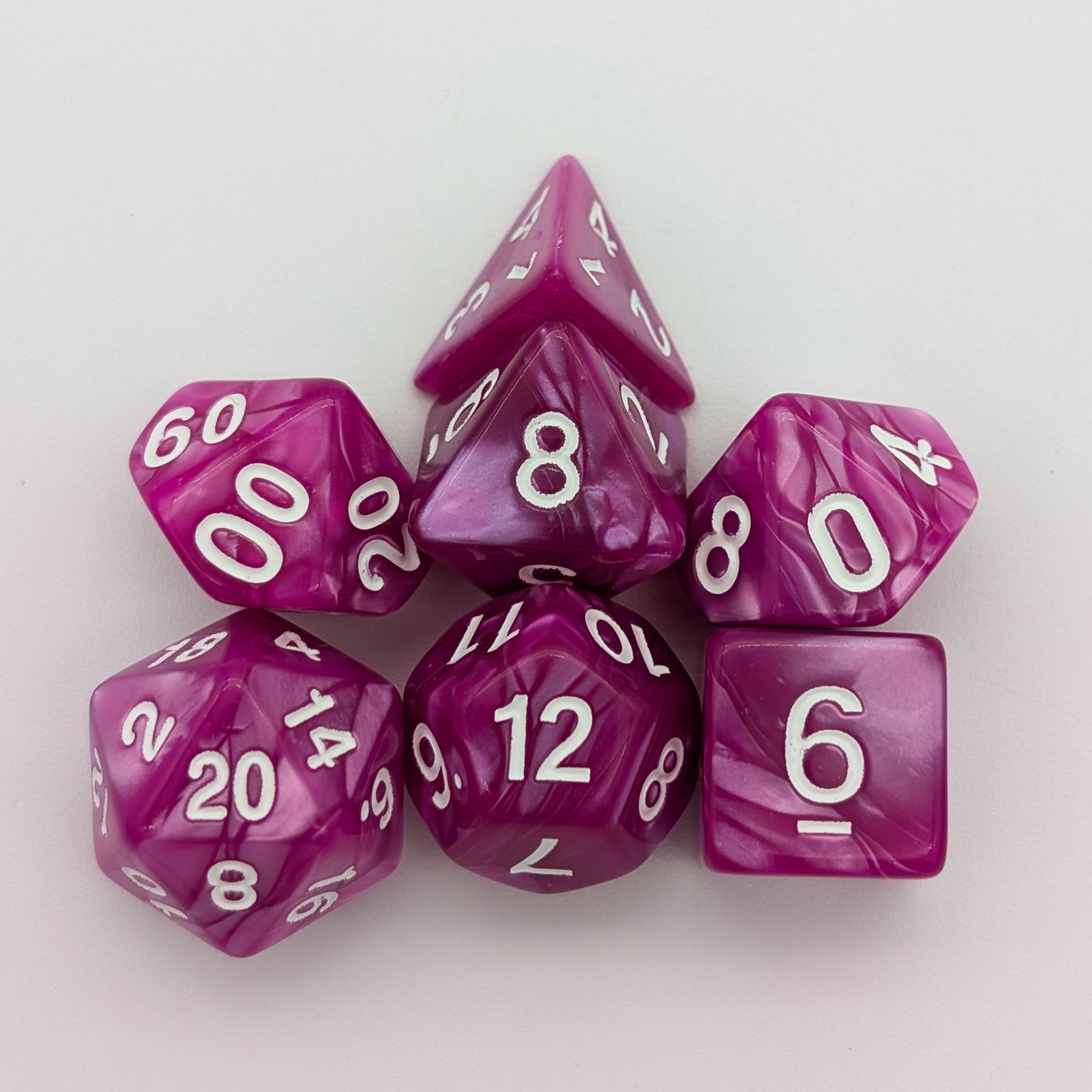 Pearl Pink Dice Set