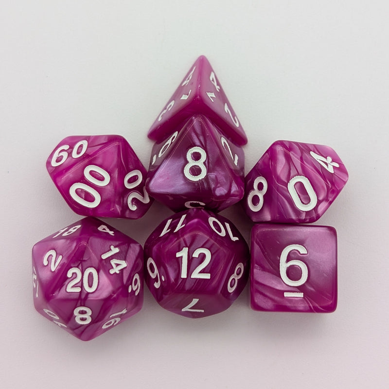 Pearl Pink Dice Set