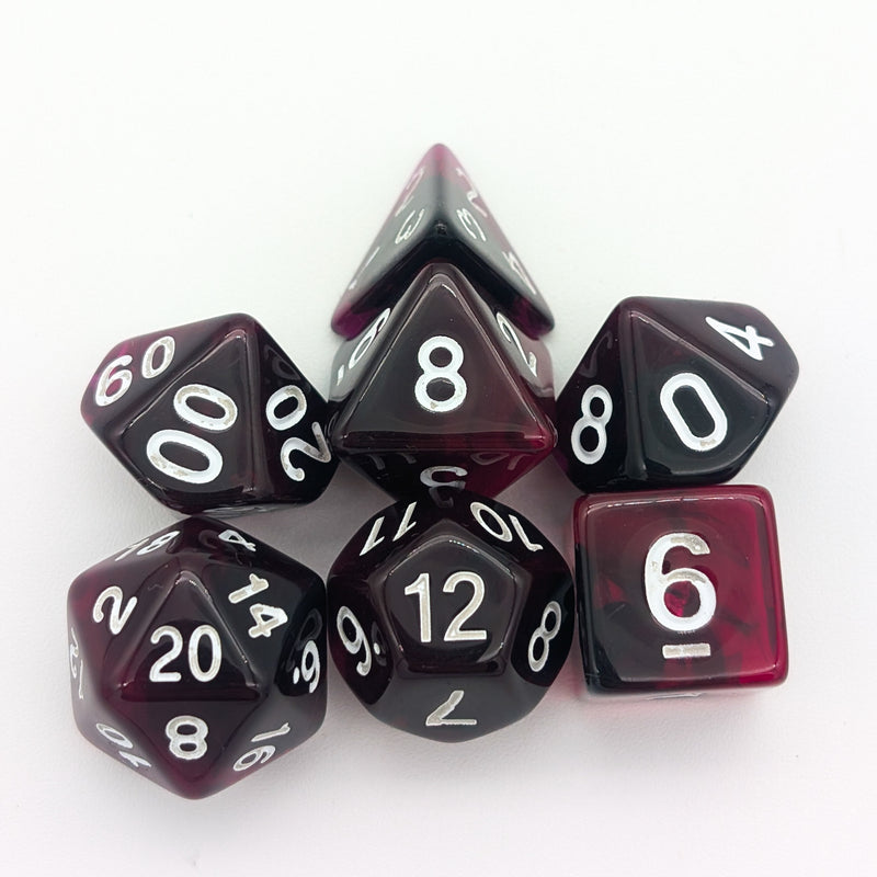 Purple Smoke Dice Set