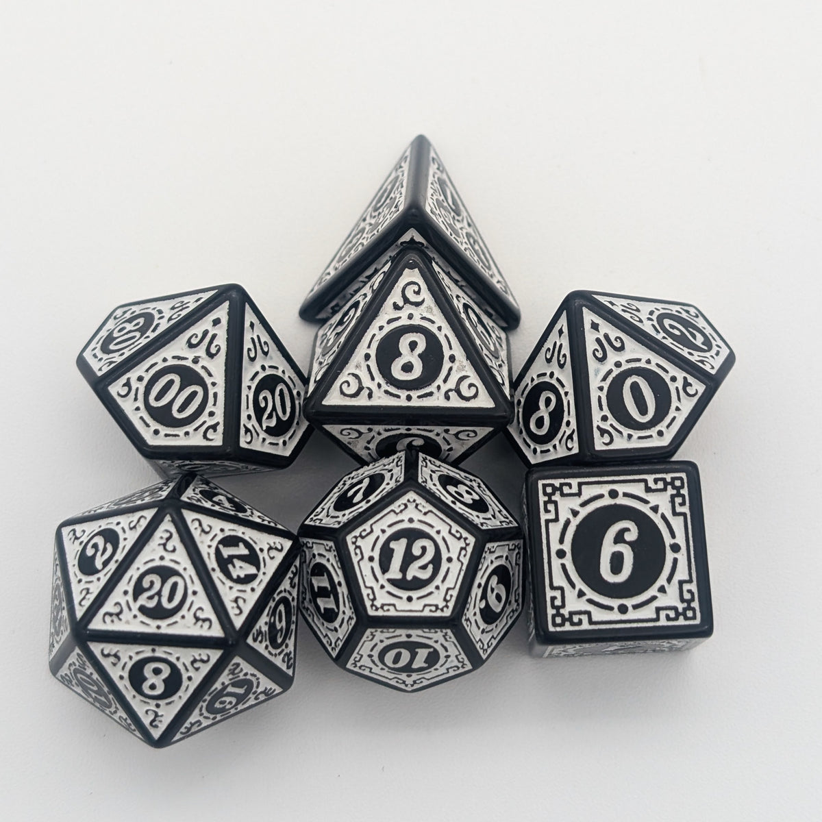 White Zoltar Dice Set