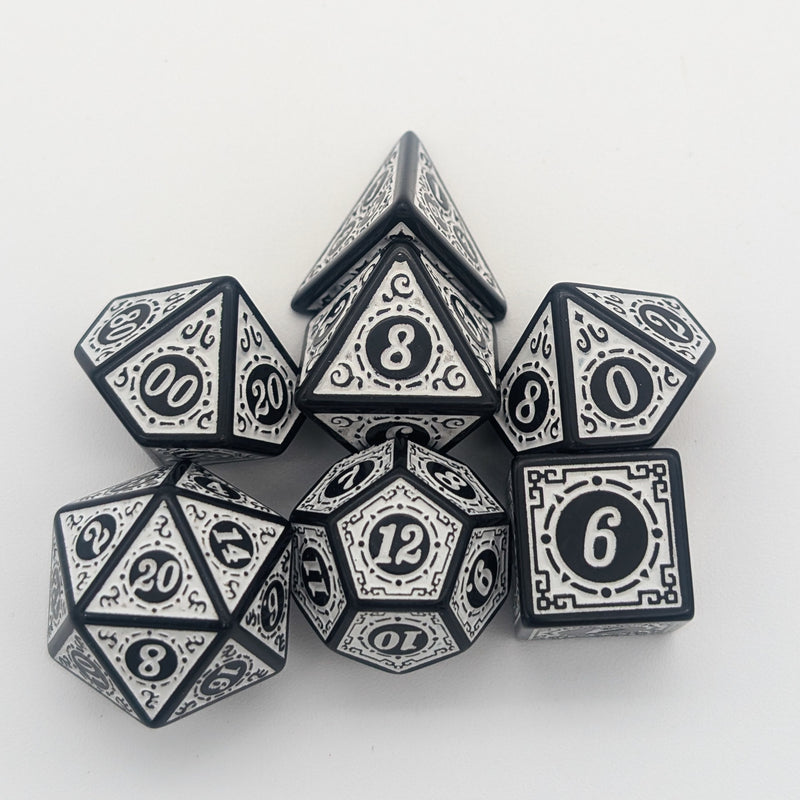 White Zoltar Dice Set