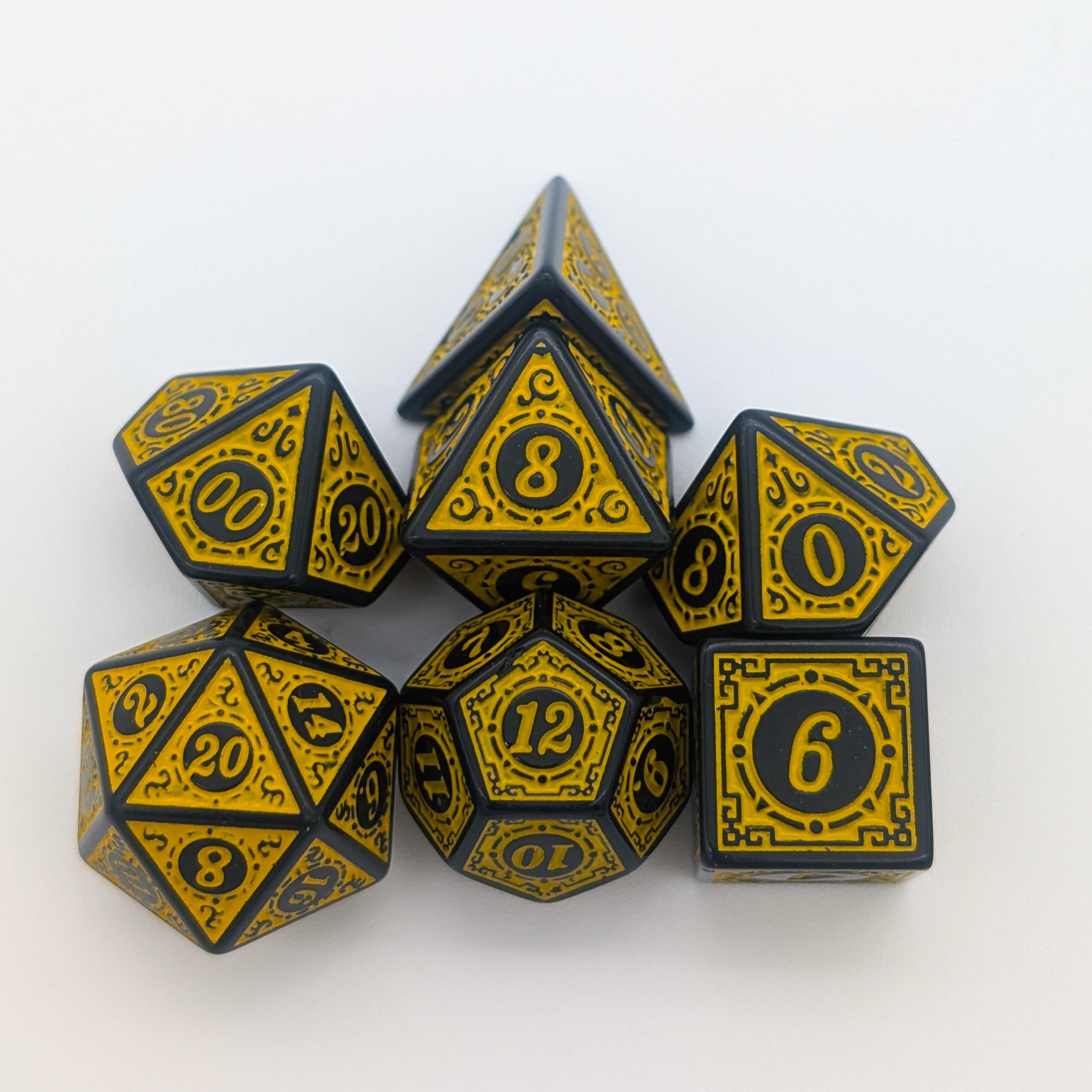 Yellow Zoltar Dice Set