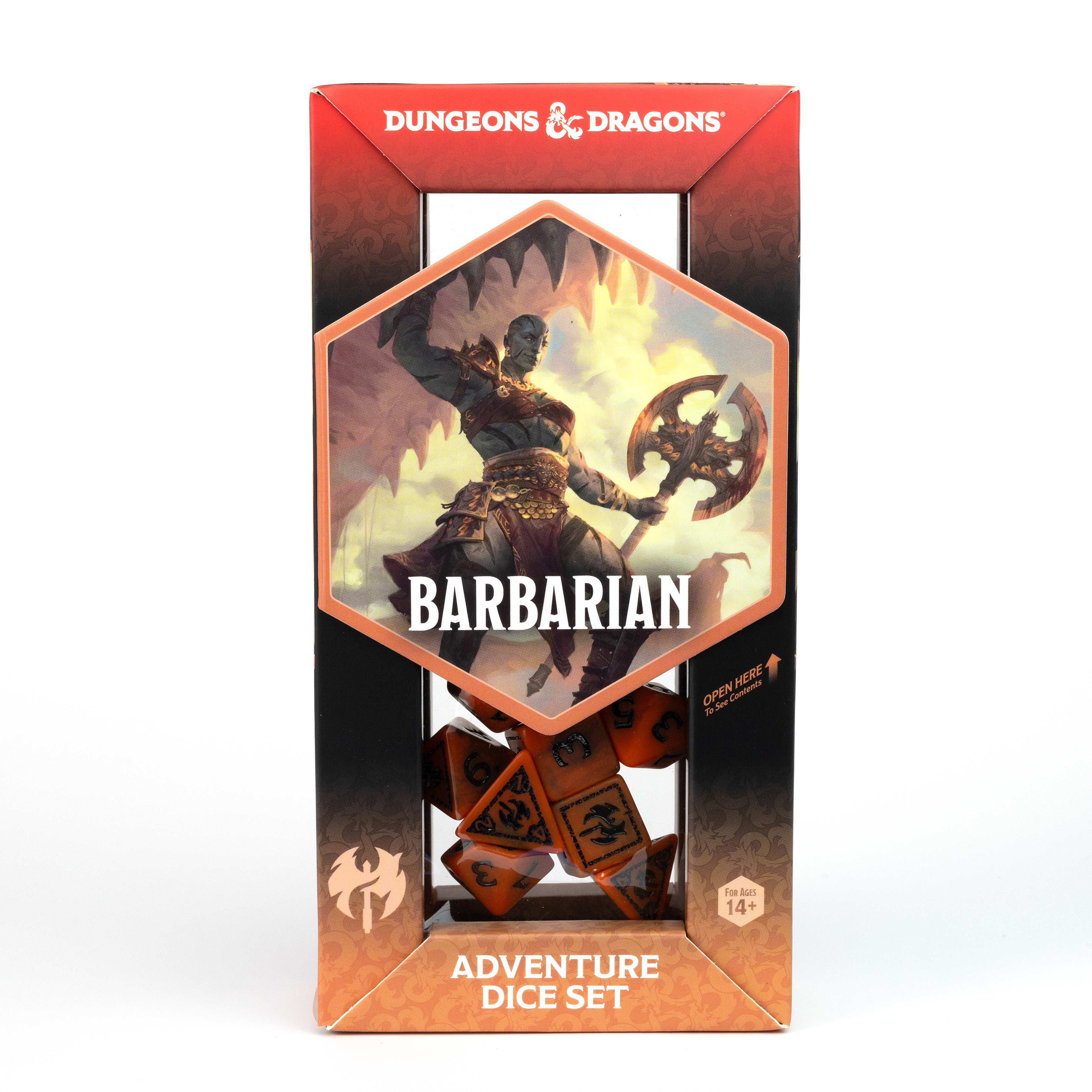 D&D Adventure Dice - Barbarian: Orange (Reprint)