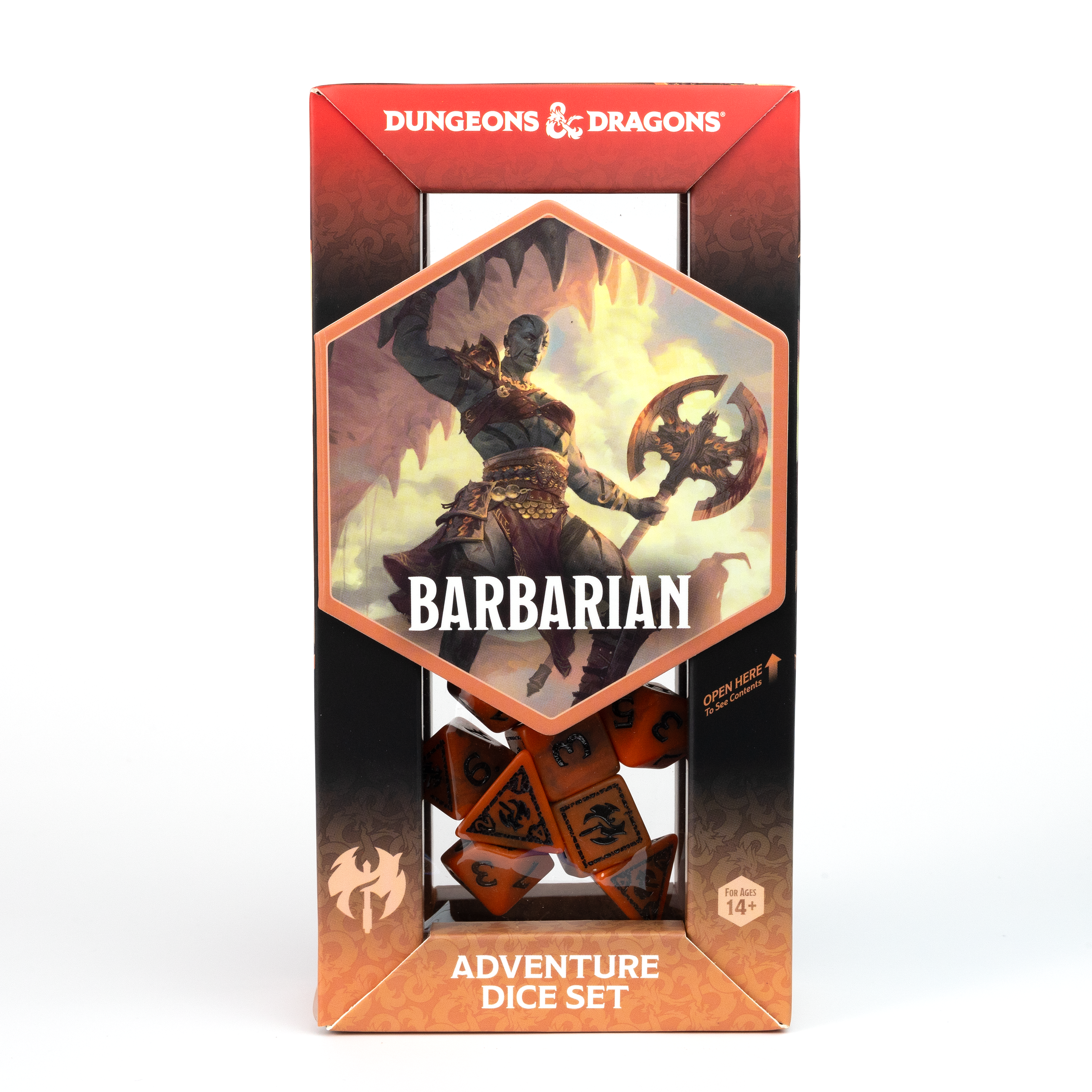 D&D Adventure Dice - Barbarian: Orange (Reprint)