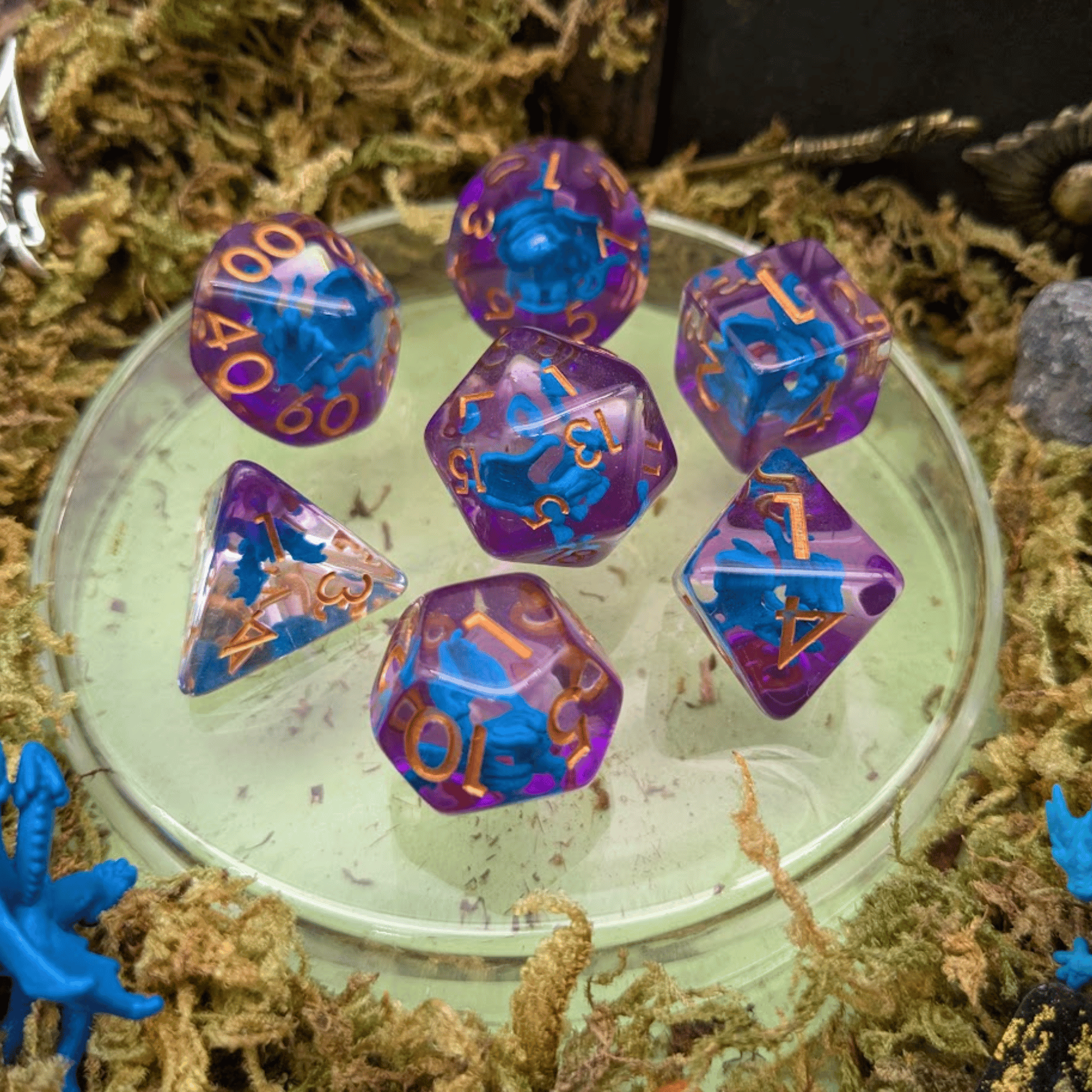 Ice Hydra Inclusion Dice Set