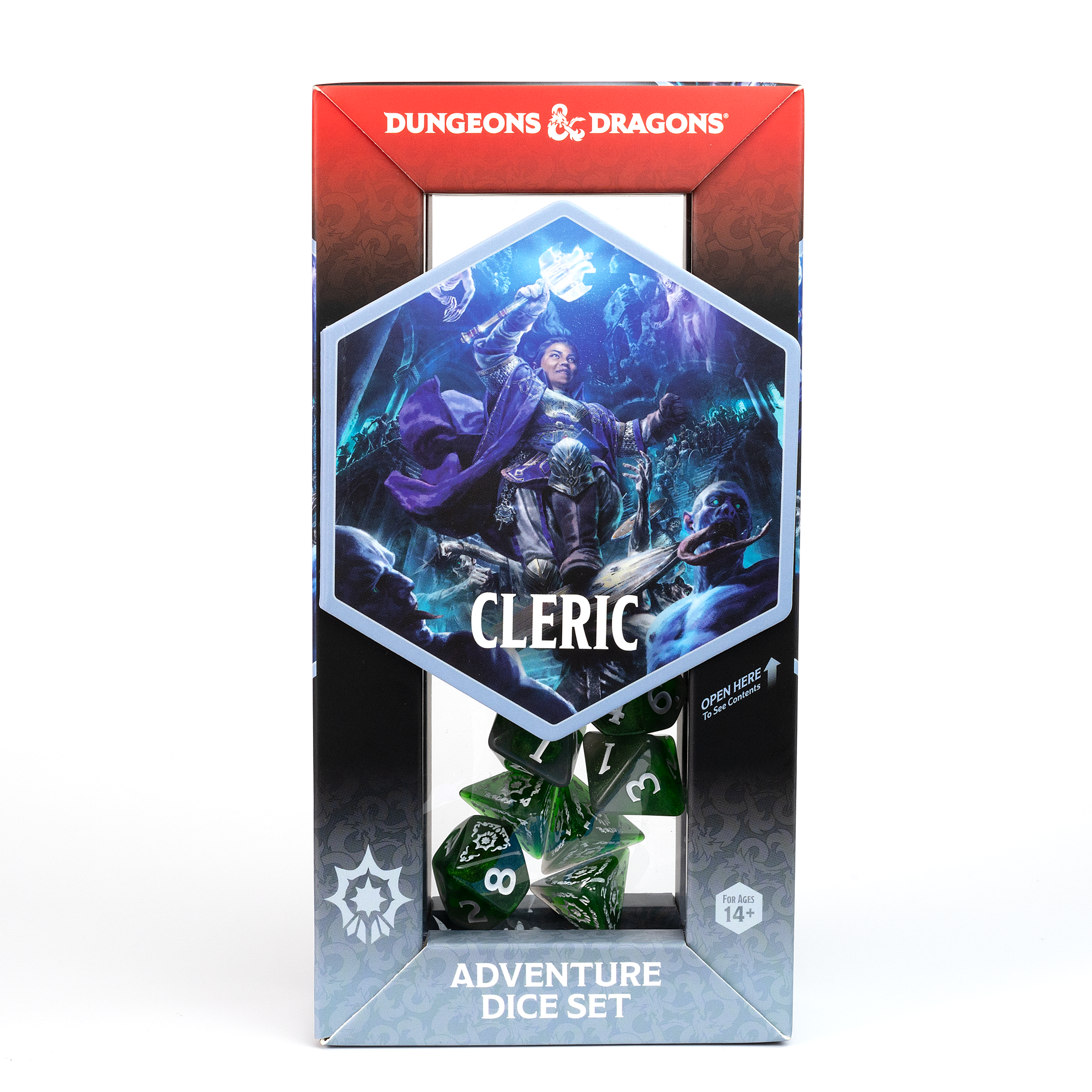 D&D Adventure Dice - Cleric: Green