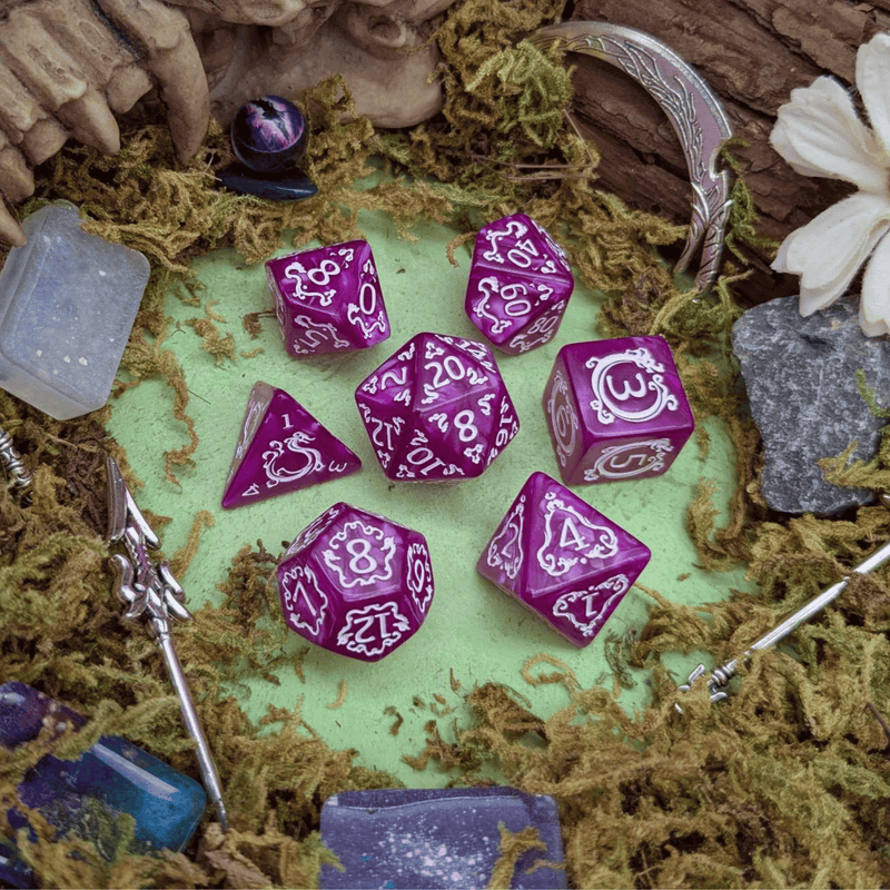 Dragon Pink Dice Set
