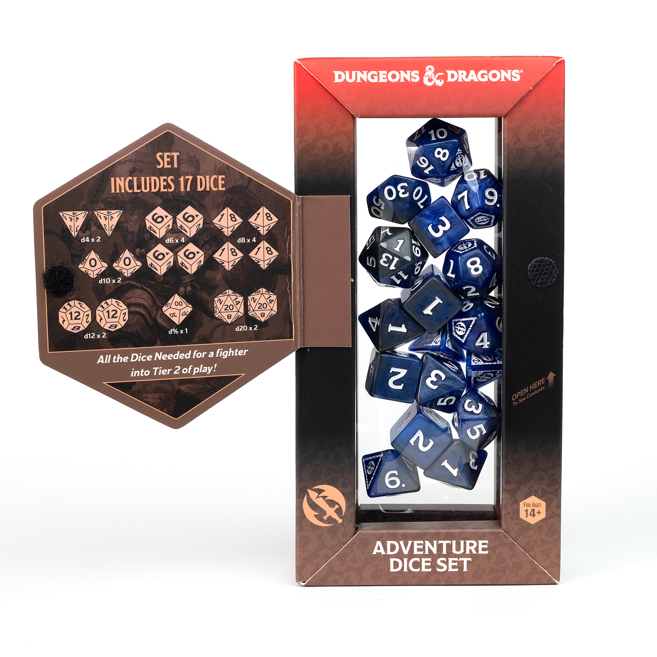 D&D Adventure Dice - Fighter: Blue (Reprint)