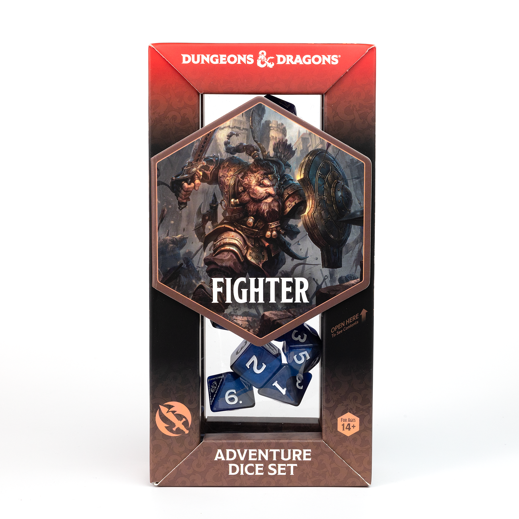 D&D Adventure Dice - Fighter: Blue (Reprint)
