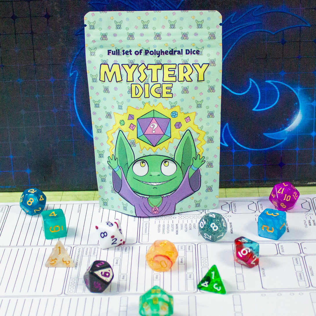 Mystery DnD Dice, over 100 unique sets! for Dungeons and Dragons sold by Mystery Dice Goblin 