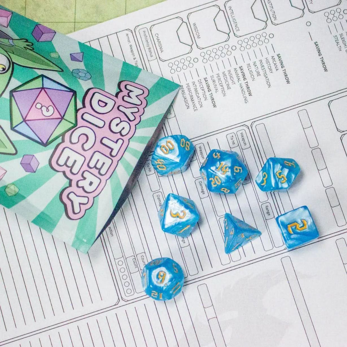Mystery Dice, over 150 unique sets! for sold by Mystery Dice Goblin