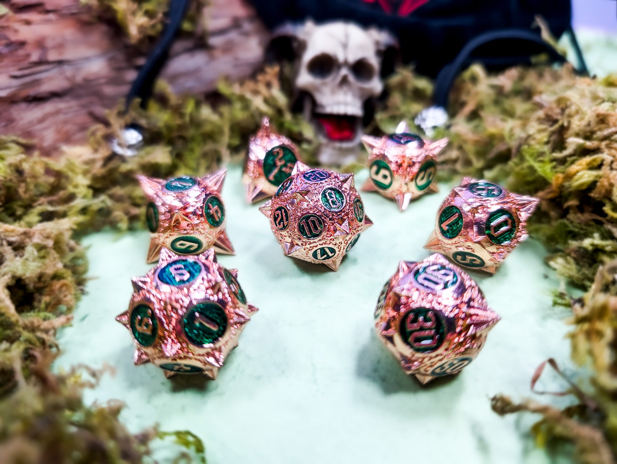 Vipers Sting | Metal Caltrop Dice Set