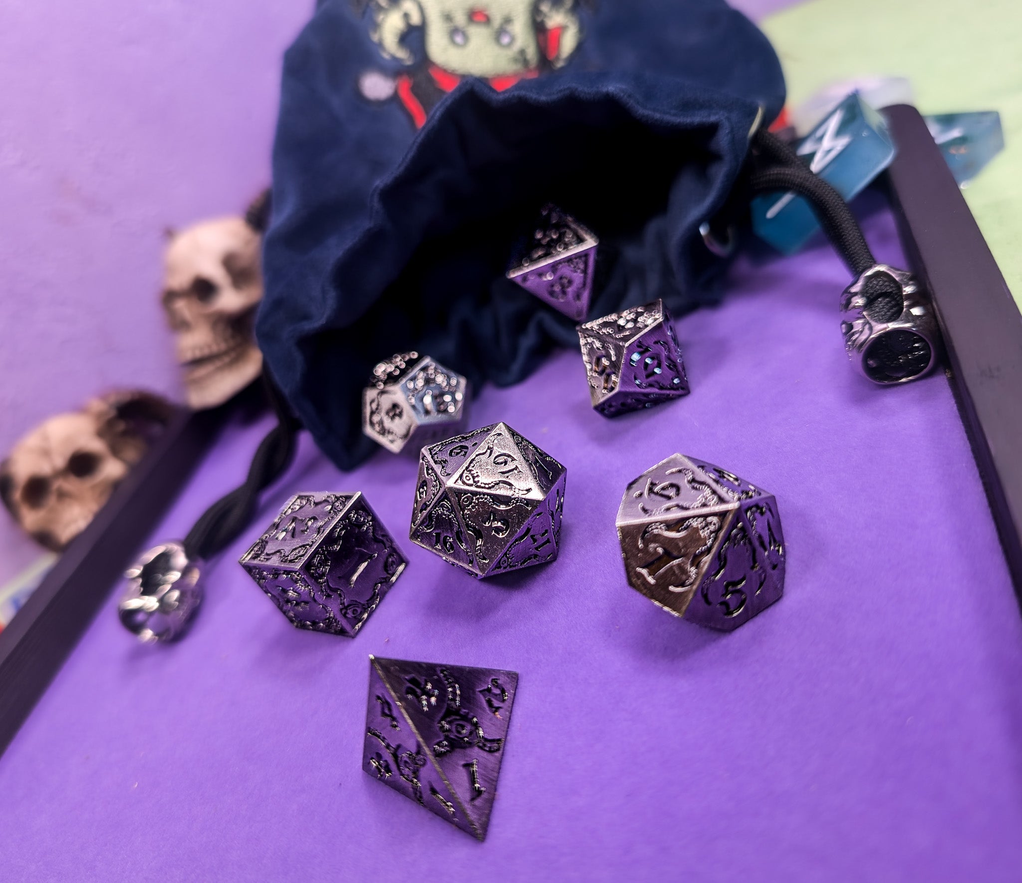 Forsaken Pact | Metal Eldritch Dice Set