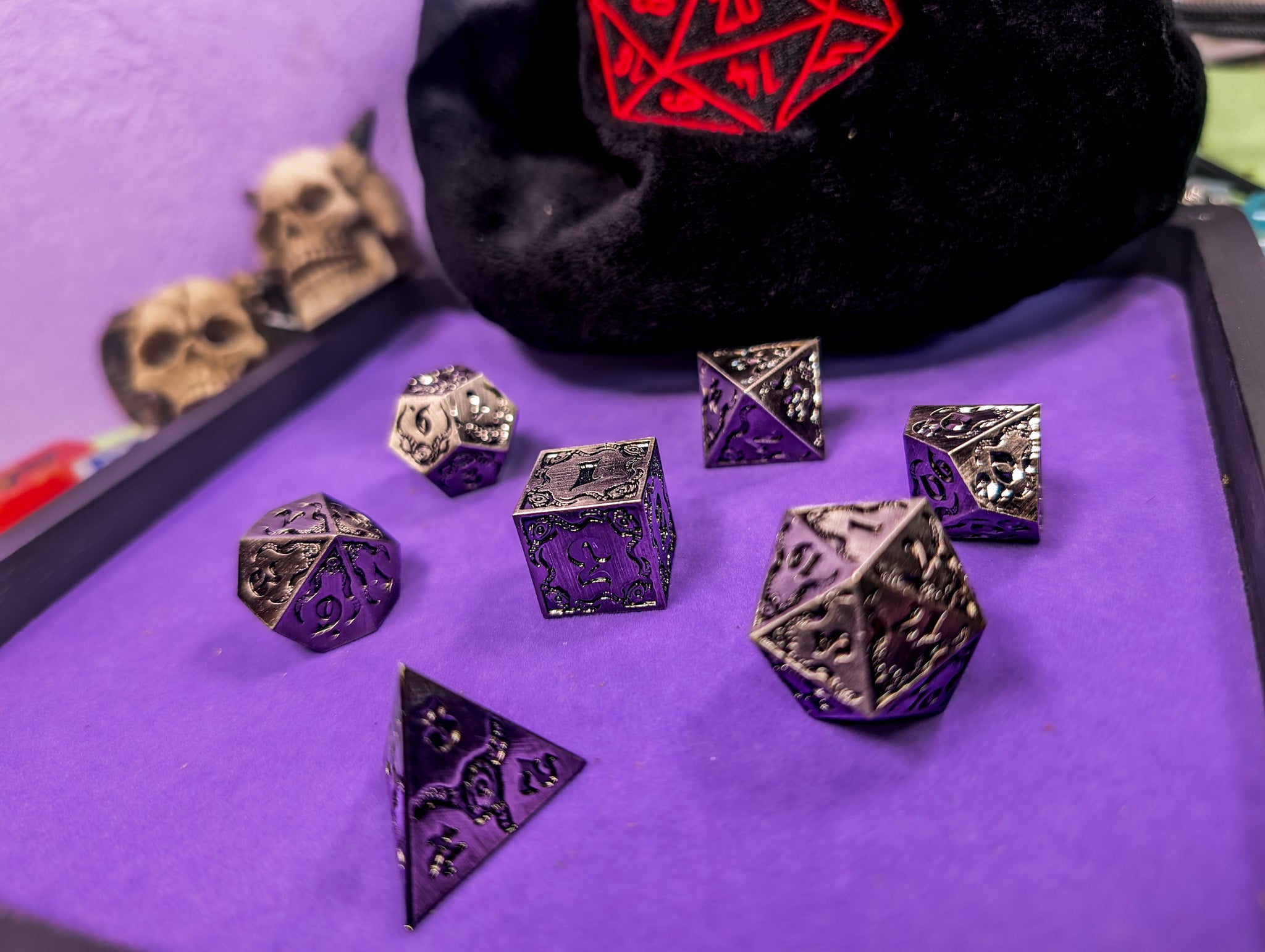 Forsaken Pact | Metal Eldritch Dice Set