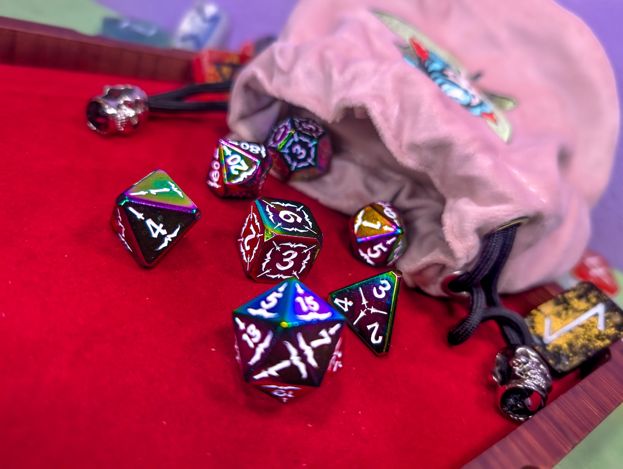 Wild Faelight | Metal Arcana Dice Set