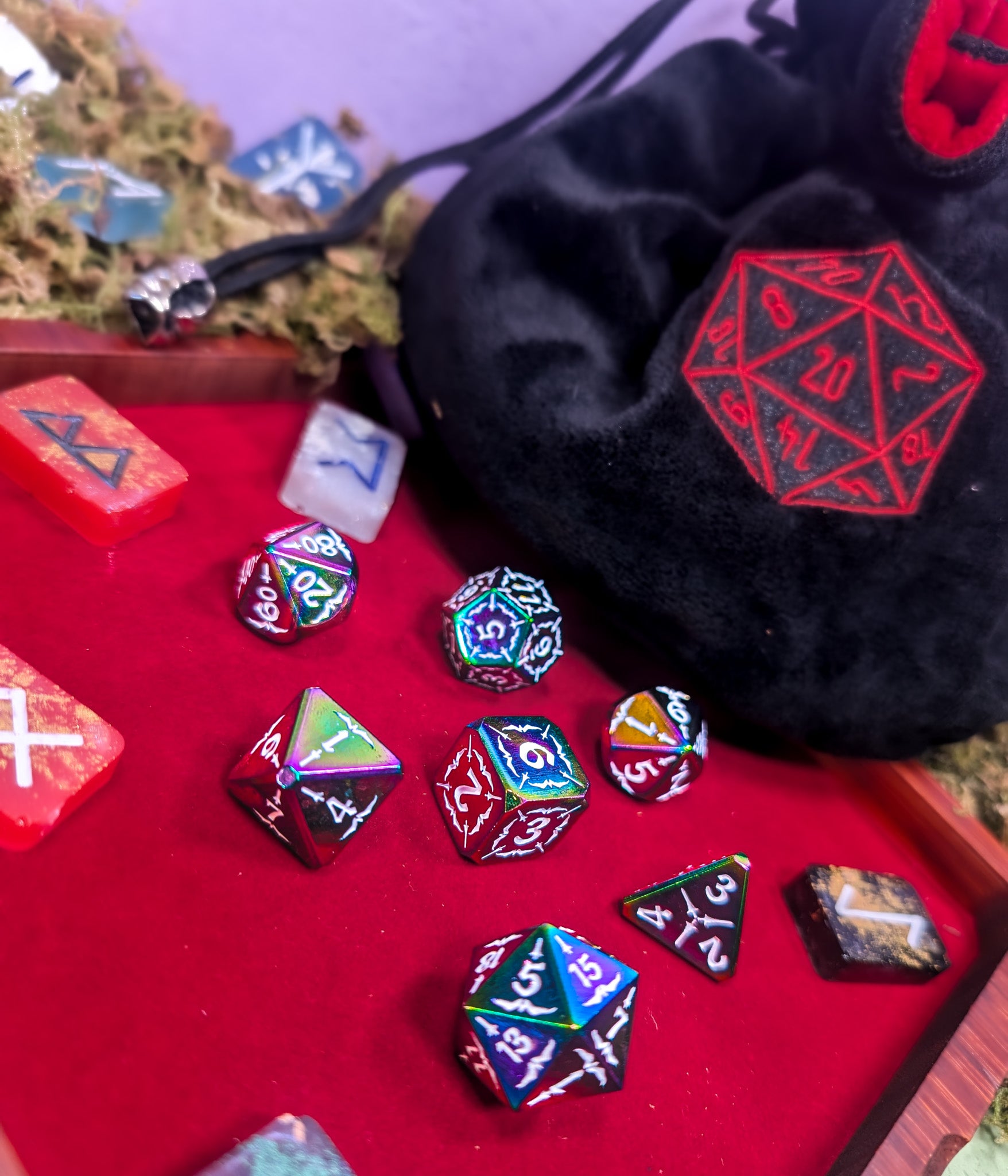 Wild Faelight | Metal Arcana Dice Set