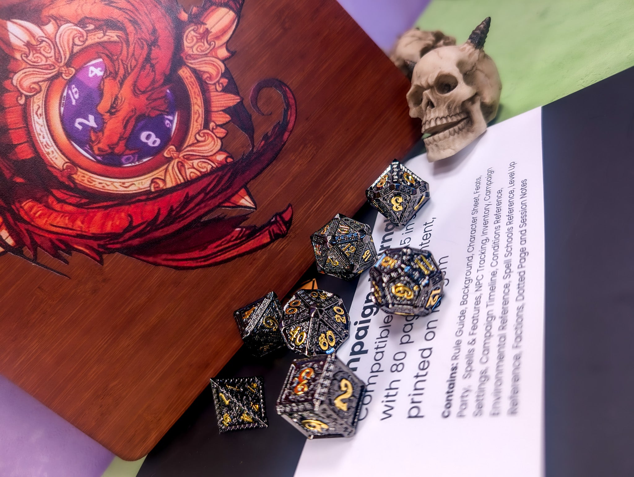 Hades Edict | Metal Mythos Dice Set
