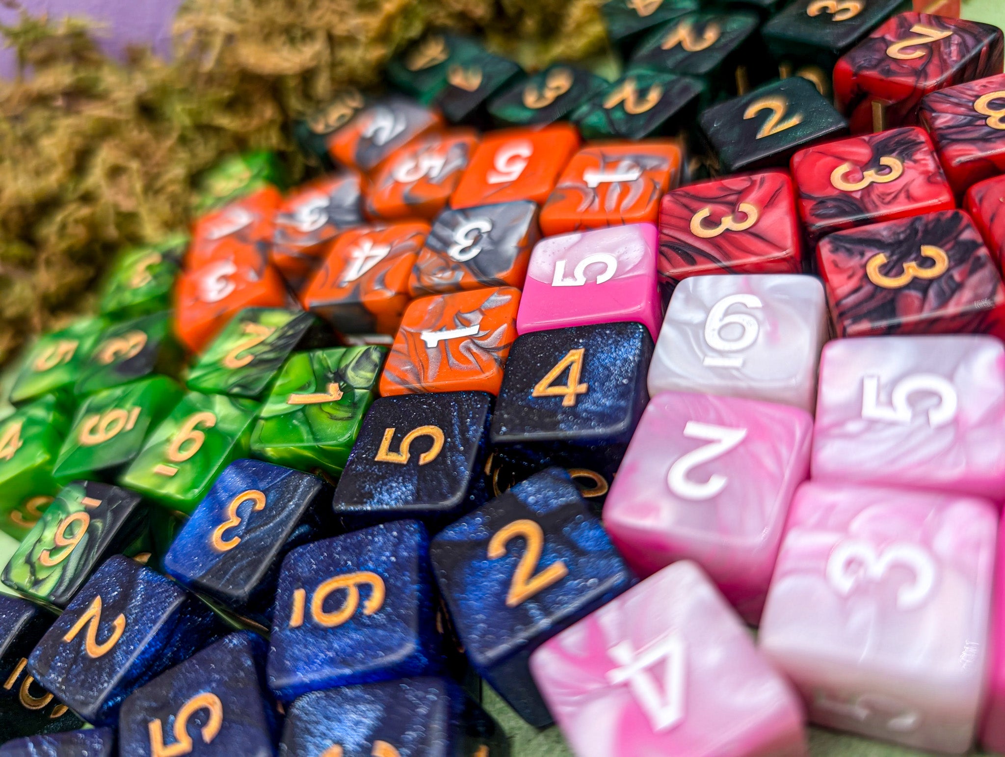 Mystery Wargaming D6 dice, Dice for 40k and Pathfinder