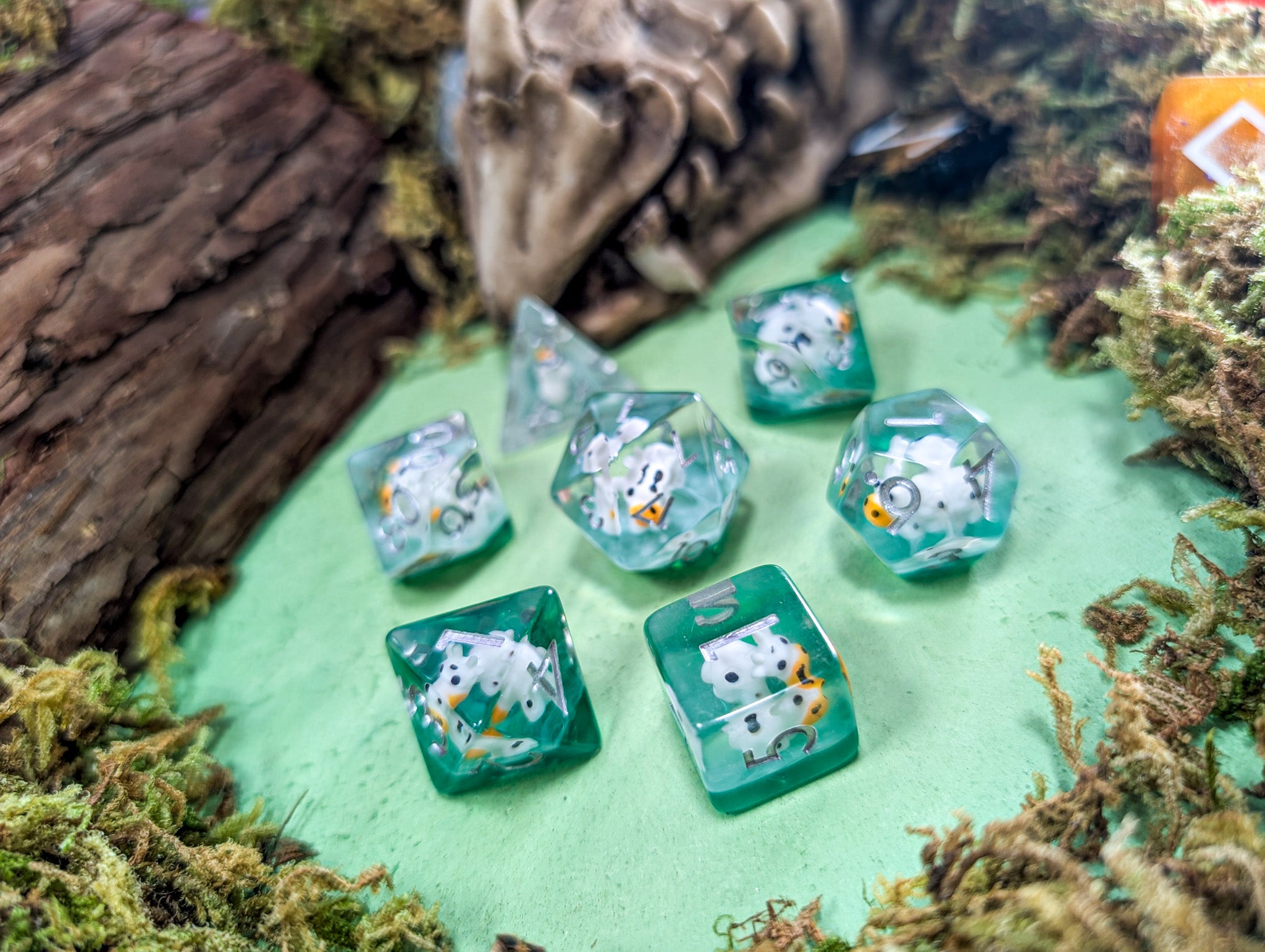Cozy Cow Filled Dice