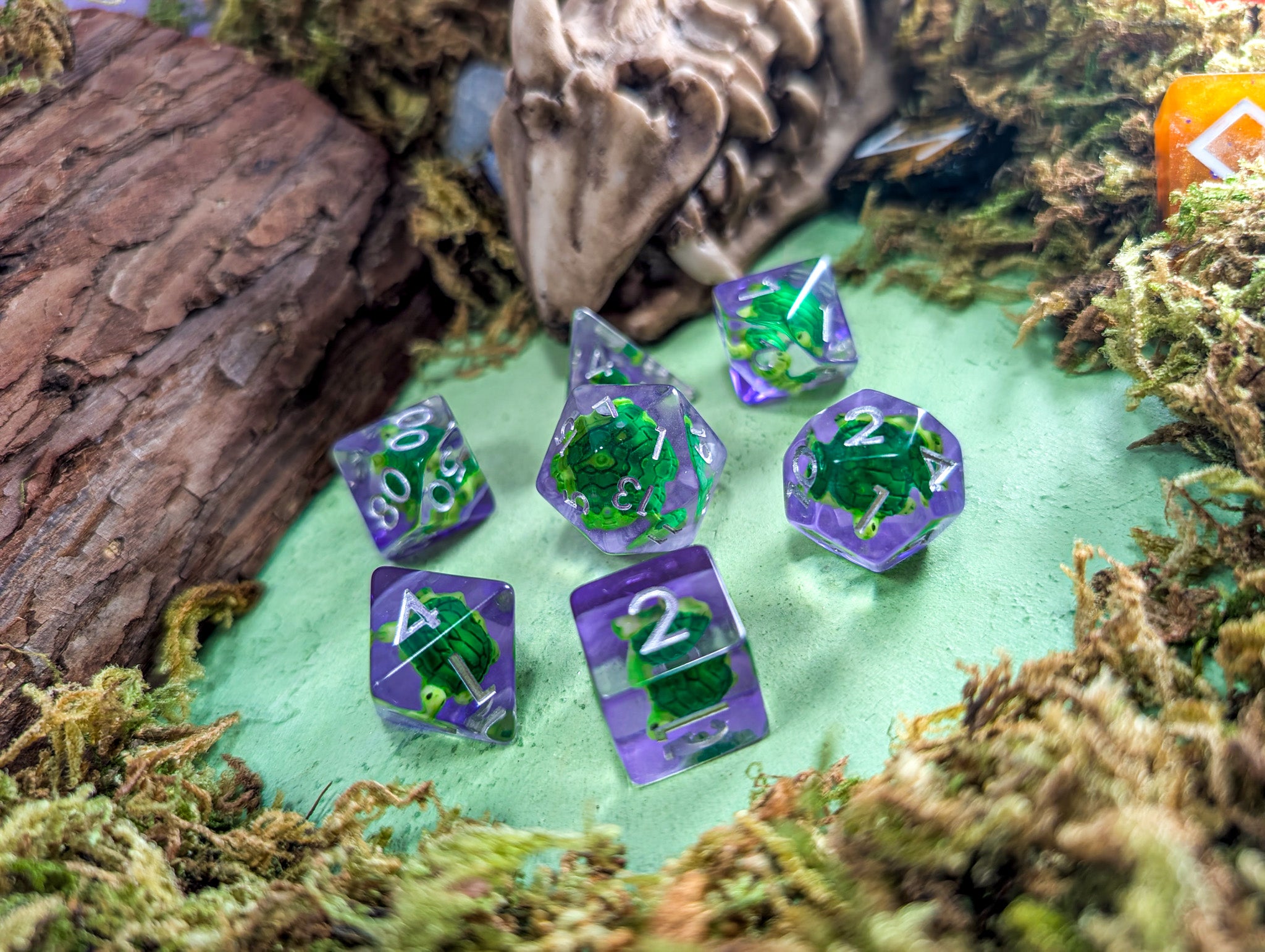 Tortoise Filled Dice