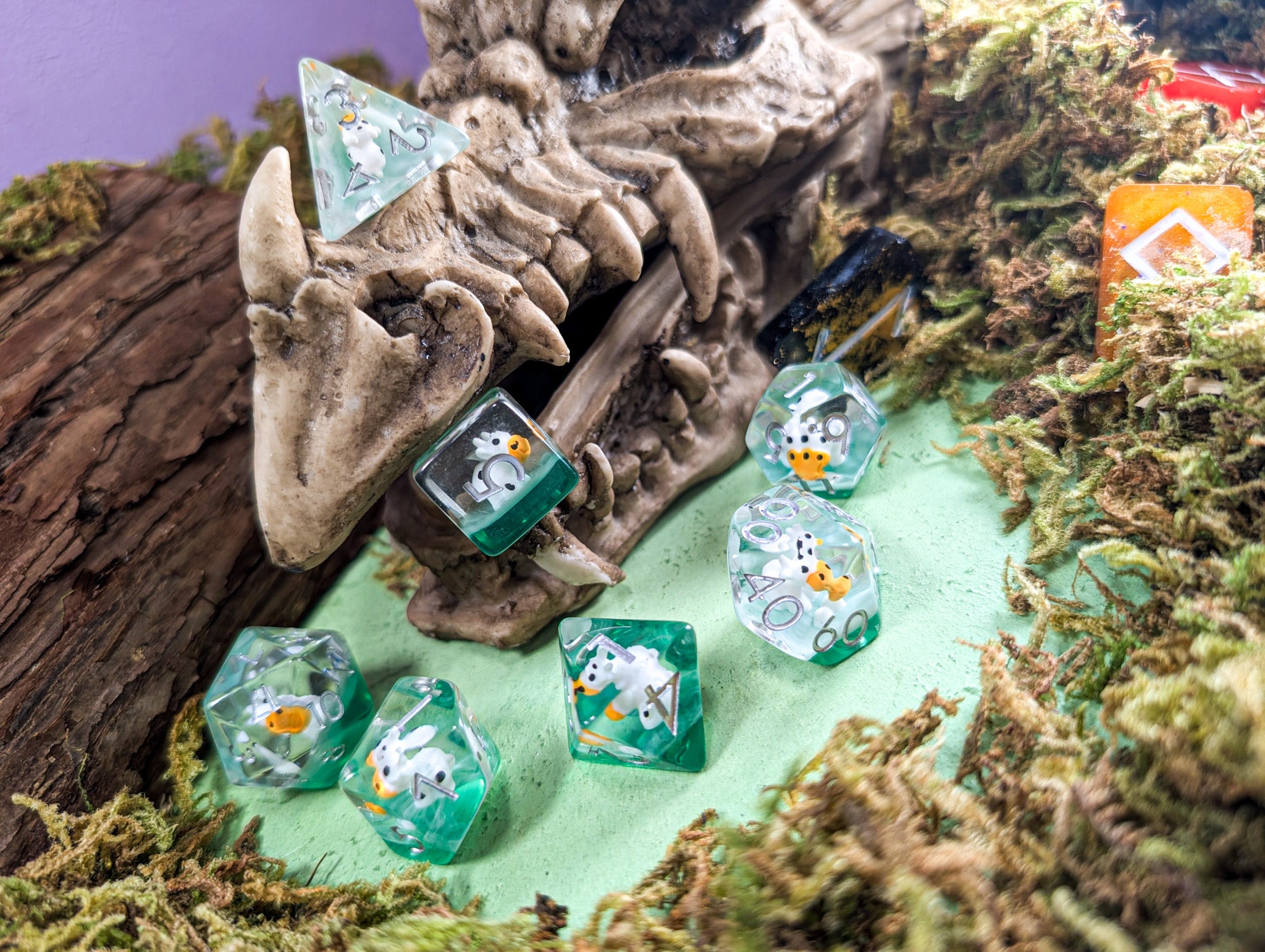 Cozy Cow Filled Dice