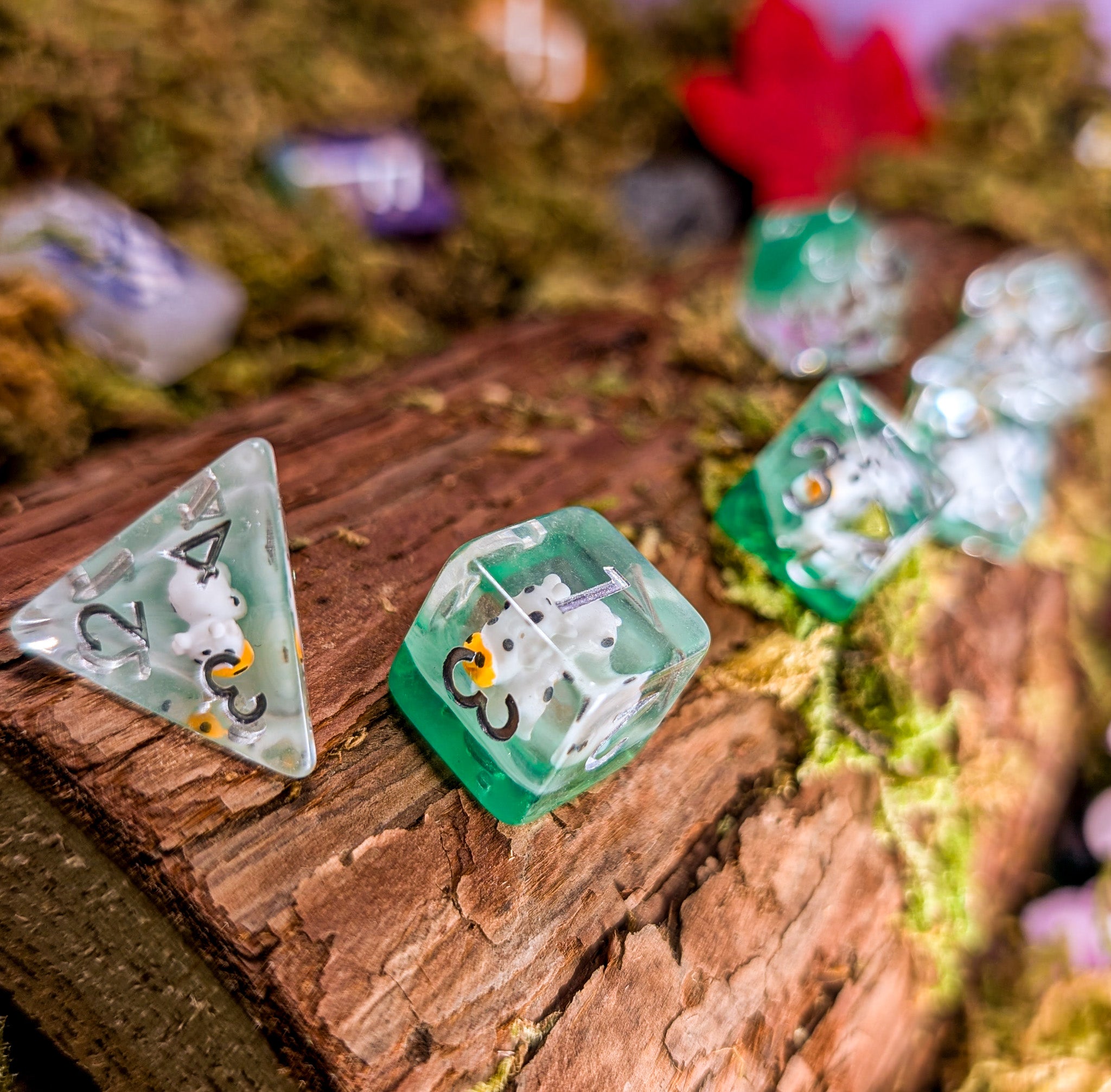Cozy Cow Filled Dice