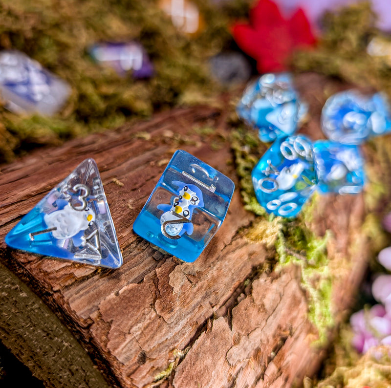 Penguin Filled Dice