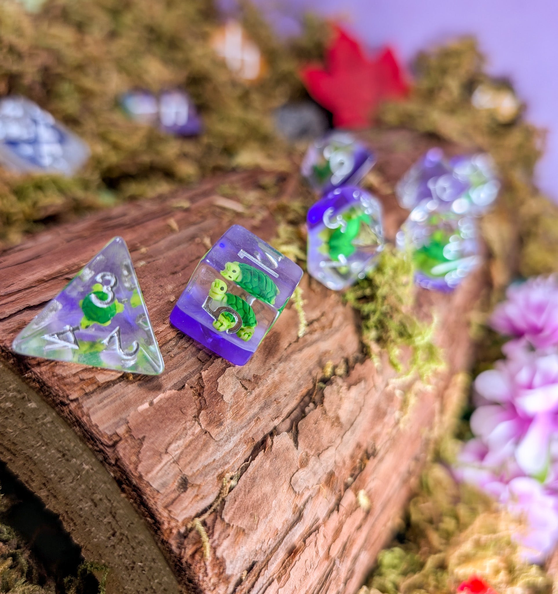Tortoise Filled Dice