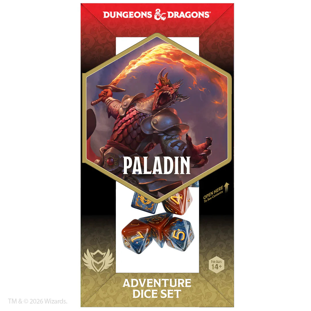D&D Adventure Dice – Paladin: Orange, Blue