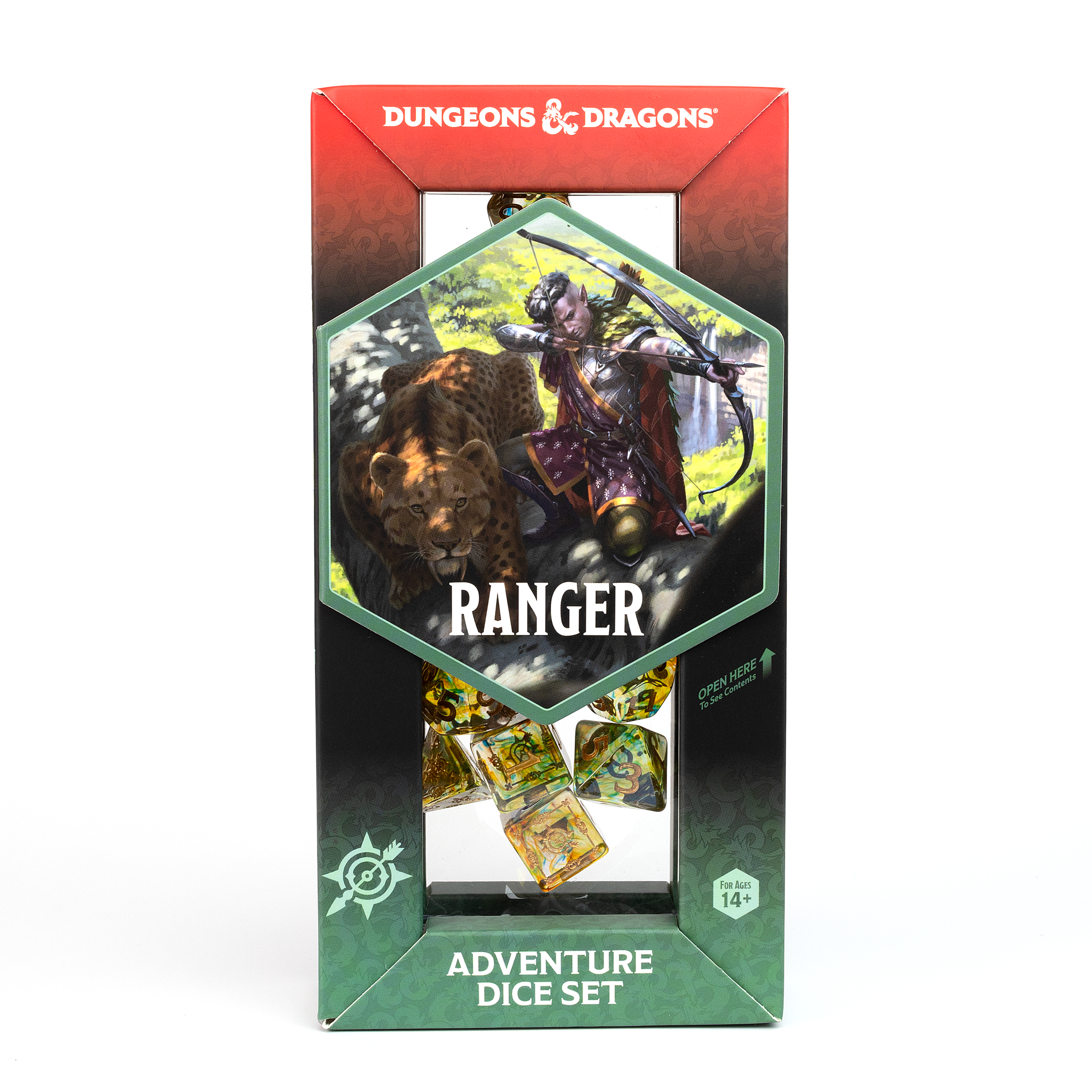 D&D Adventure Dice - Ranger: White, Green